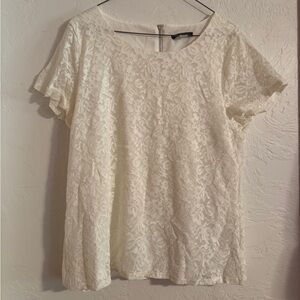 Tommy Hilfiger Cream Lace Blouse